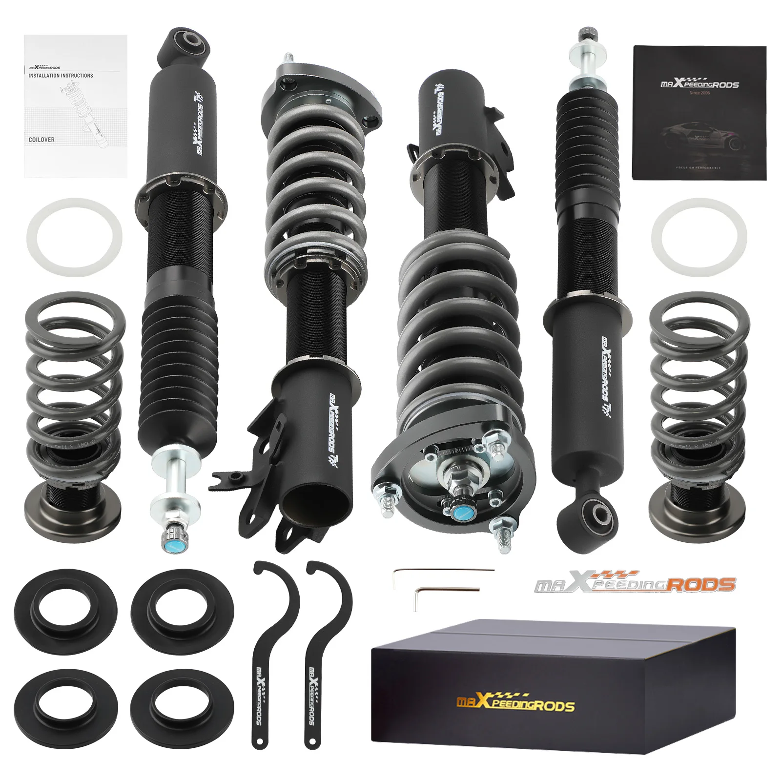 

Coilover для Honda Civic 2006-2011, 24-уровневые демпферные регулируемые койловеры, комплект подвески, комплект опускания амортизатора