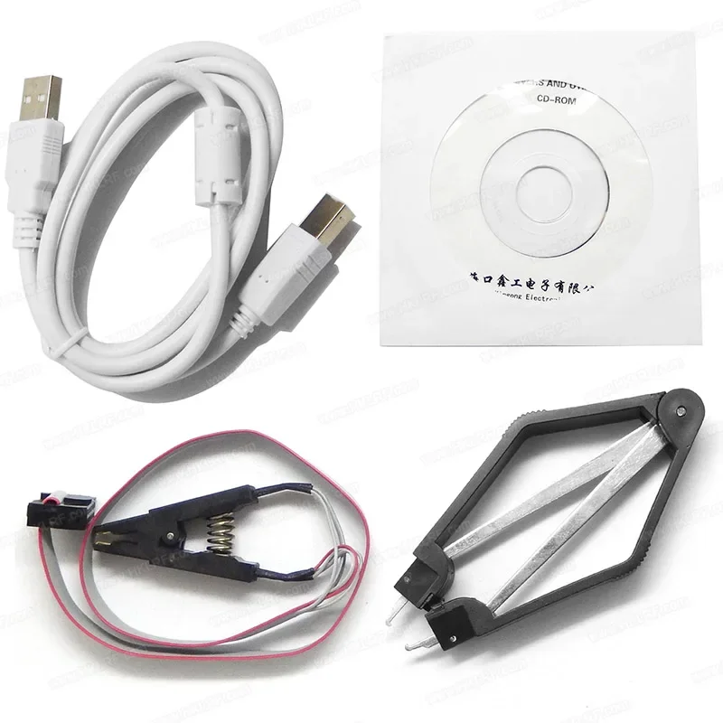 TL866II PLUS Programmer 9+1 Адаптер EEPROM Поддержка NAND Flash + Extractor Clip