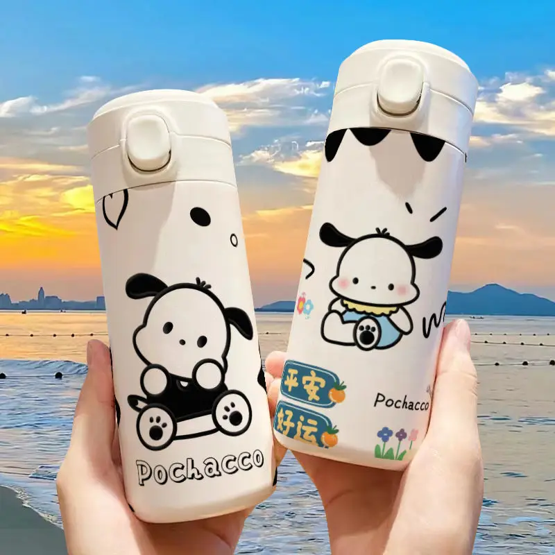 

Sanrio Cute Pacha Dog Thermos Cup Large Capacity Small Lightweight Portable Good-looking Cup Gift Gift Kettle