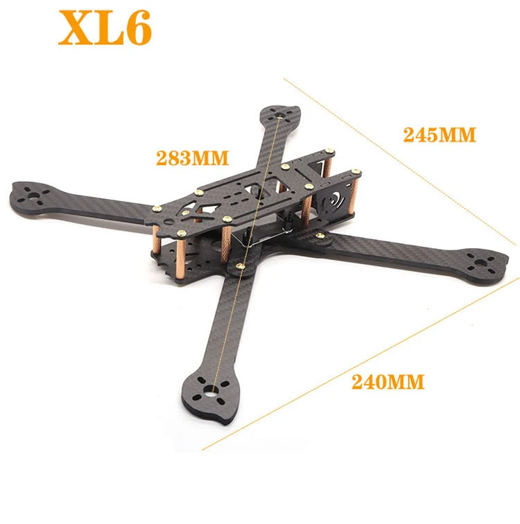 HSKRC XL5 232 мм 5 дюймов XL6 283 6 XL7 294 7 XL8 360 8 XL9 390 9 каркас из углеродного волокна для FPV Racing