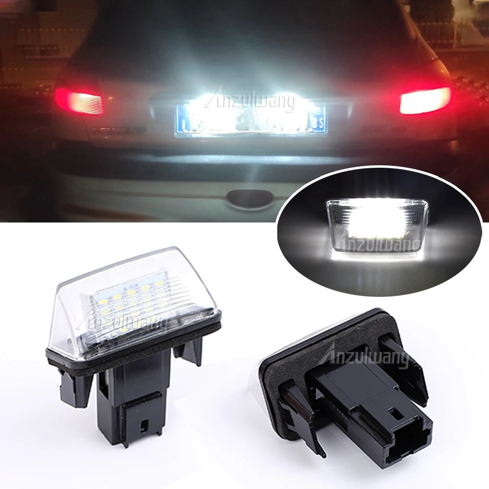 

For Citroen C3 C4 C5 Berlingo Saxo Xsara Picasso For Peugeot 206 207 306 307 308 5008 License Number Plate Light LED Car Lamp