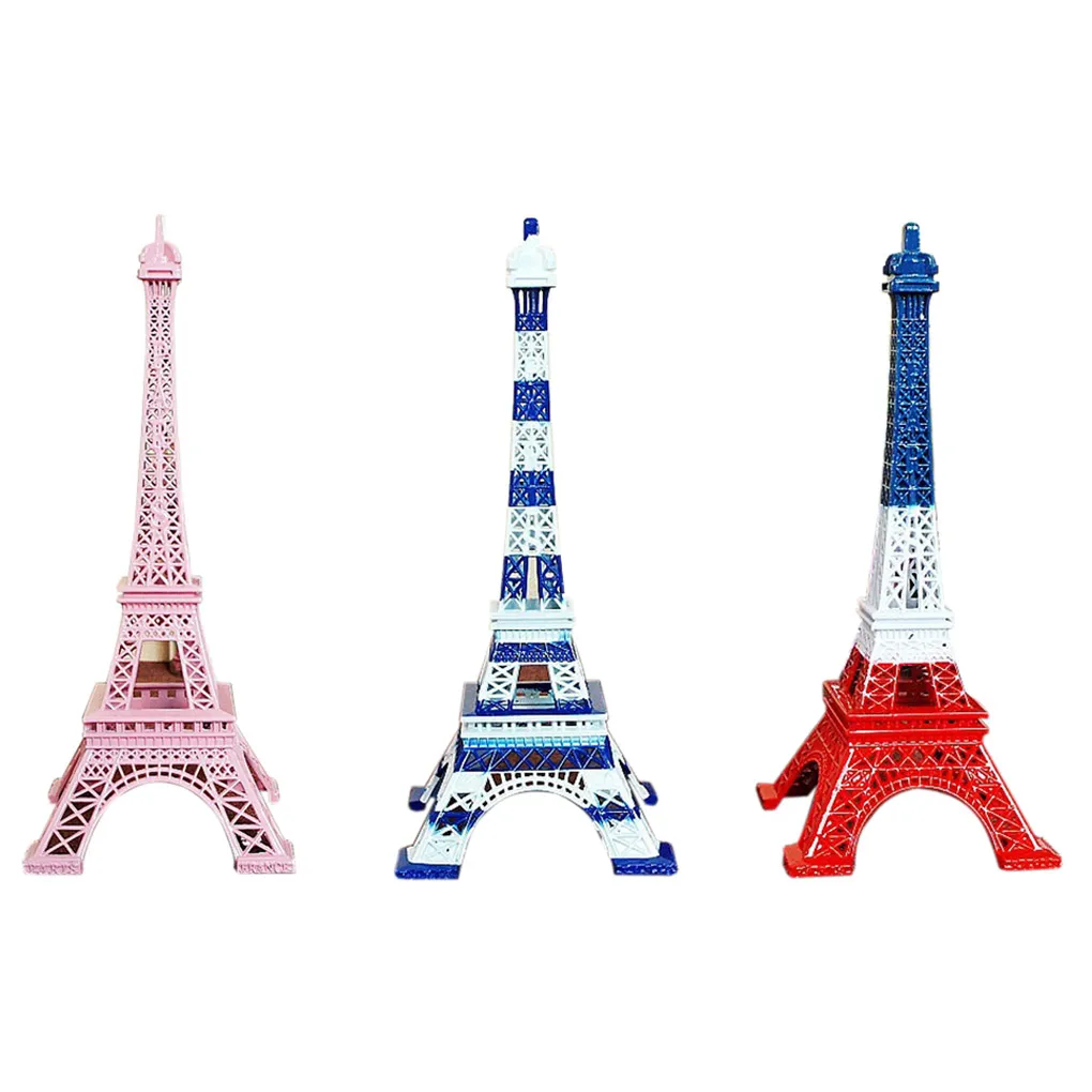 

NEW Colorful France Paris Tower Model Home Decoration Metal Model 18/25cm