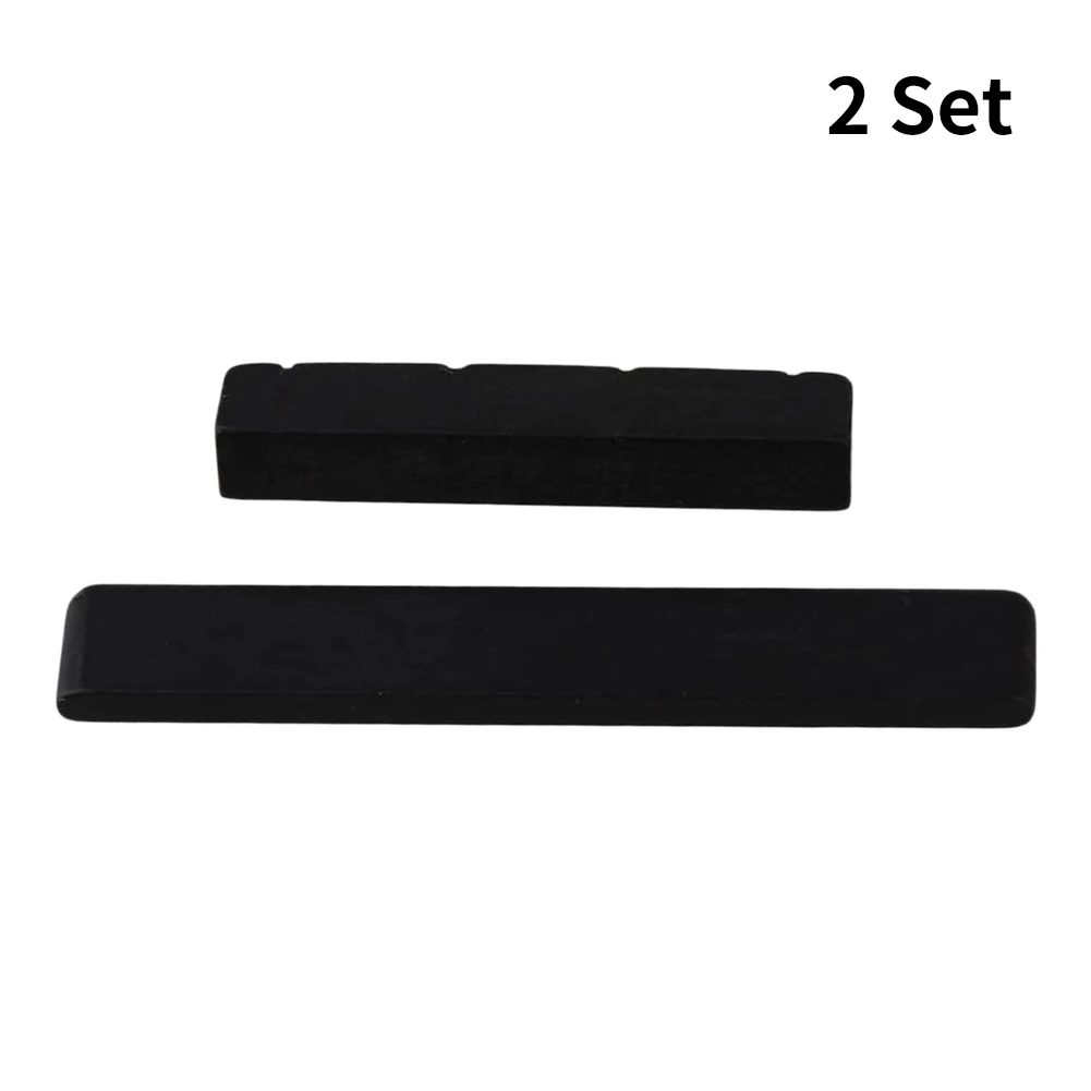 2 набора седло для гитары с черным орехом практичный ремонтный струнный