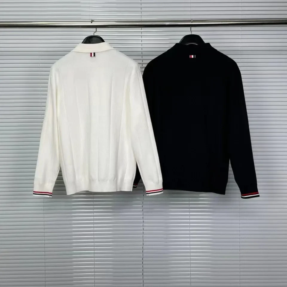 Прямая продажа с фабрики TB Tom новый осенне-зимний свитер Vintagelapelknit повседневный