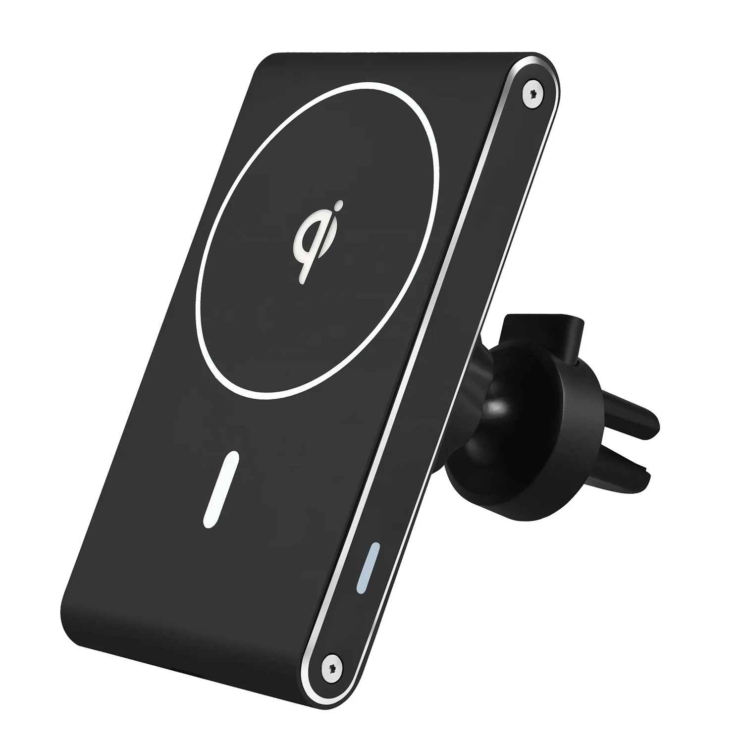 

15w Magnetic Car Wireless Charger Qi Fast Charging Mount Air Vent Phone Stand For Iphone 12 ProMax 12Mini Magsafe Car Holder