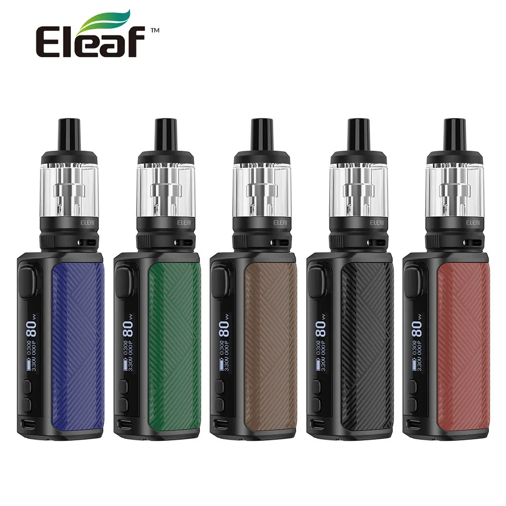 

Original Eleaf iStick i80 Kit with MELO C Tank 3000mAh Battery Box MOD 5ml EC2-M/EC2 Coil Vape Electronic Cigarette Vaporizer