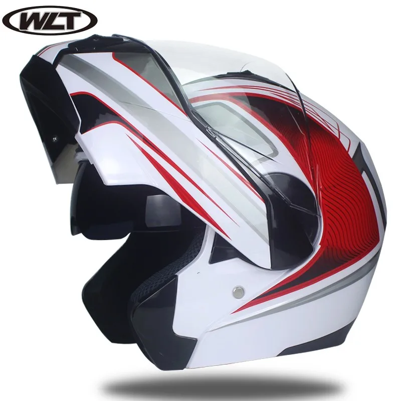 

Flip Up Motorcycle Helmet Double lens full face helmet High quality DOT approved CH