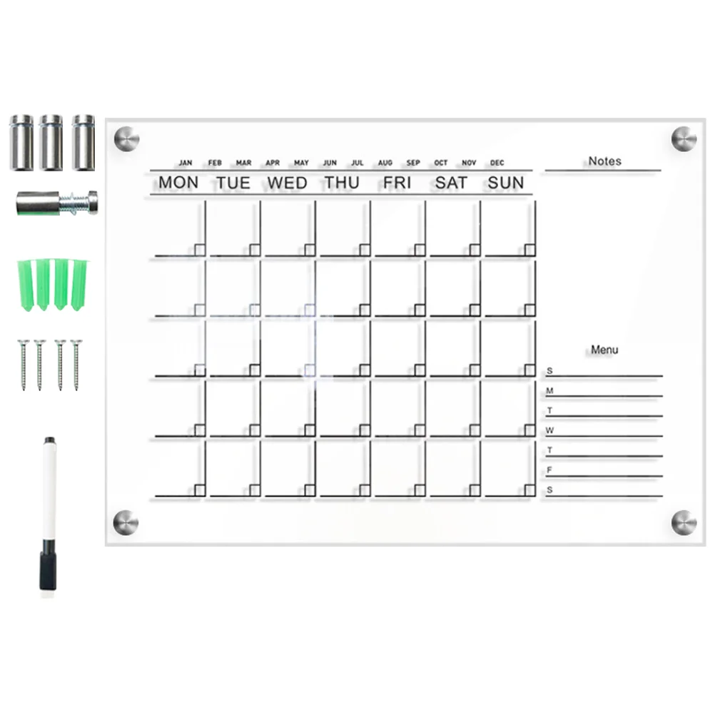 

Доска, памятка, сообщение, настенный стираемый планировщик, акриловая доска Chore, записная книжка, ежедневный контрольный список холодильник...