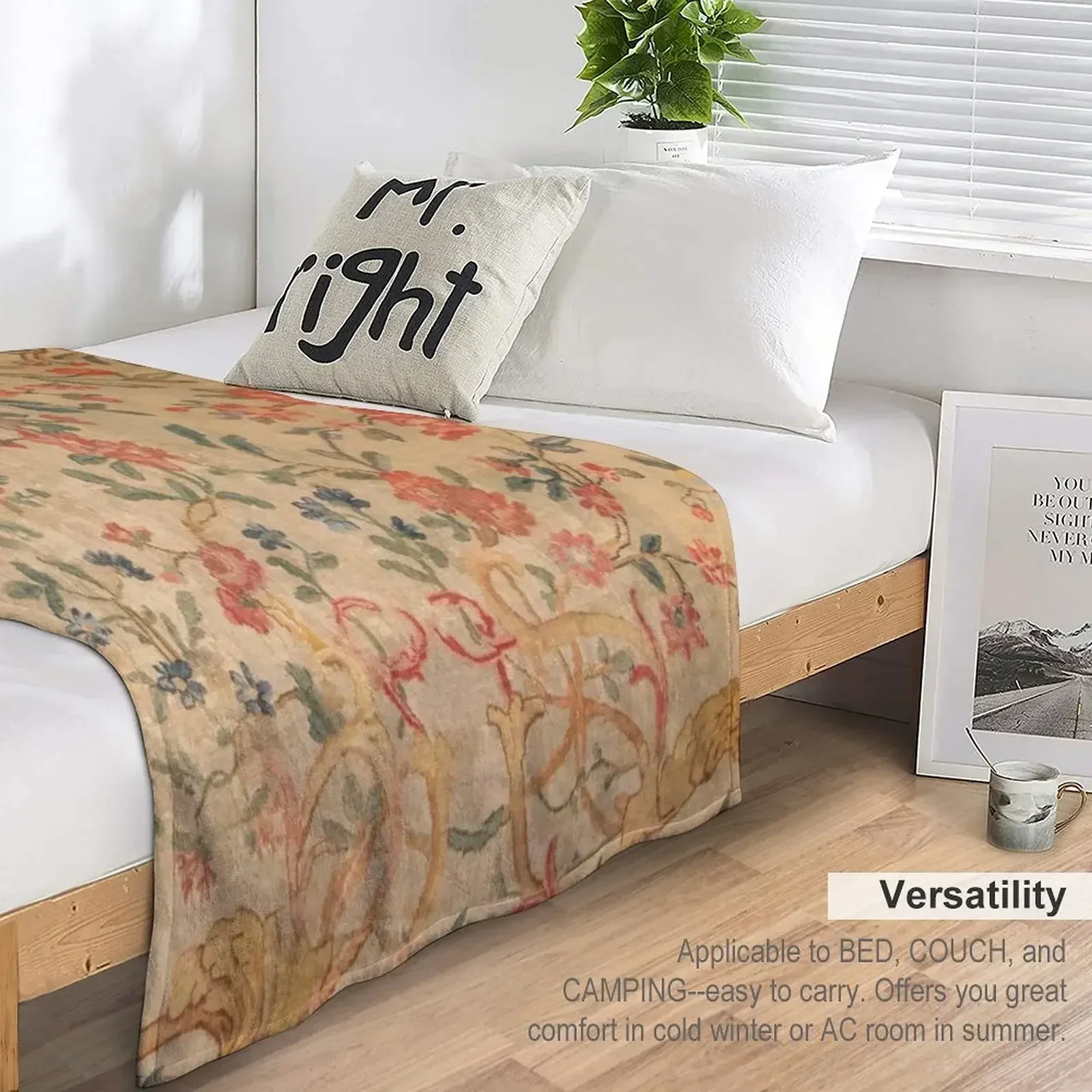 Антикварный французский коврик Savonnerie с принтом самое мягкое утяжеленное