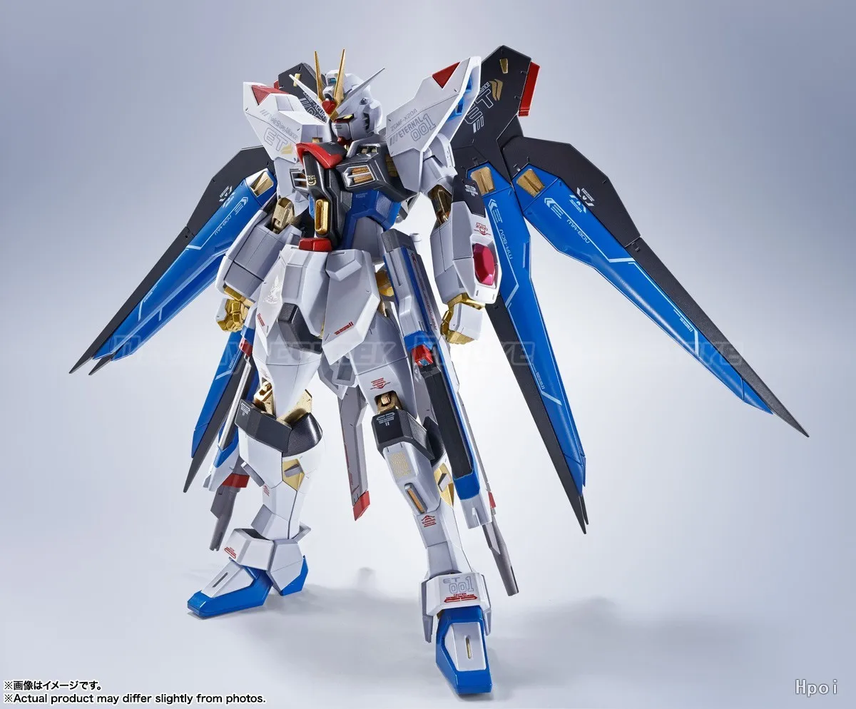 Фото 【В наличии】Оригинальный металлический робот BANDAI SPIRITS Damashii Kidou Senshi Gundam SEED Destiny ZGMF-X20A Strike Freedom Gundam Mecha №2