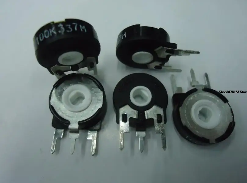 

Original Potentiometer PT15 Vertical 100K Oval Hole Adjustable Resistor