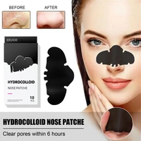 10pcs nose blackheads remover sticker black dots spots acne treatment nose pore plaster deep cleansing peeling nose clean patch