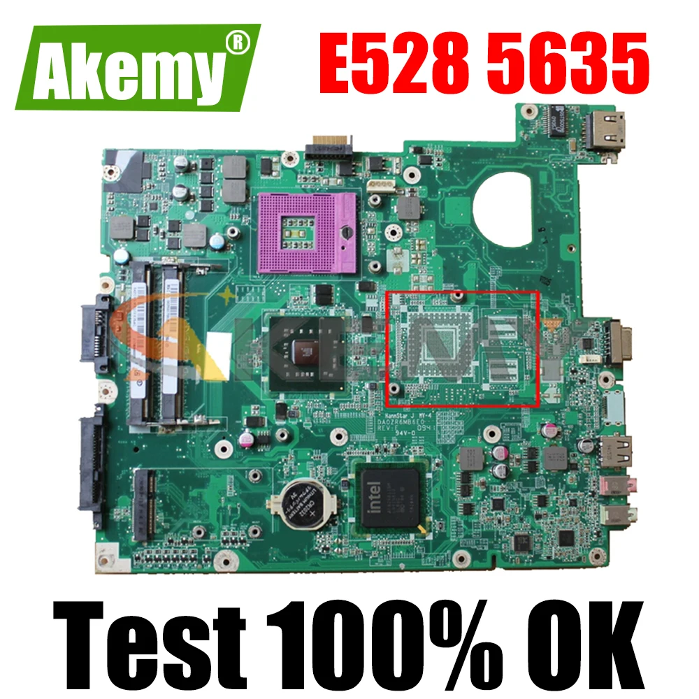

AKEMY NEW MBNC706002 MB.NC706.002 DA0ZR6MB6H0 For acer eMachines E528 5635 laptop motherboard GL40 DDR3