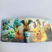 pok%c3%a9mon peripheral new wallet cartoon printing girls coin purse student short pu leather wallet student wallet