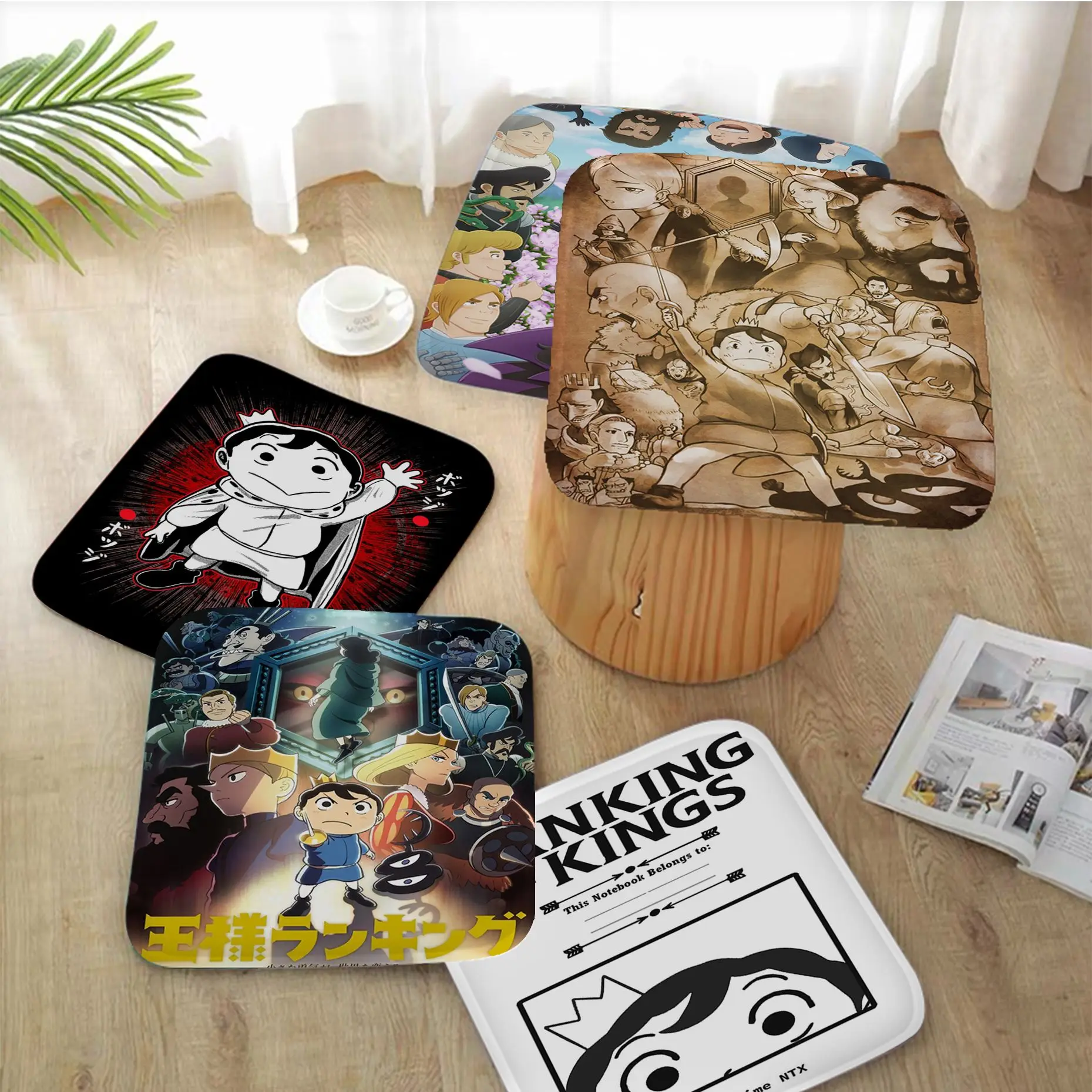 

BOJJI RANKING OF KINGS Round Seat Cushion Office Dining Stool Pad Sponge Sofa Mat Non-Slip Buttocks Pad