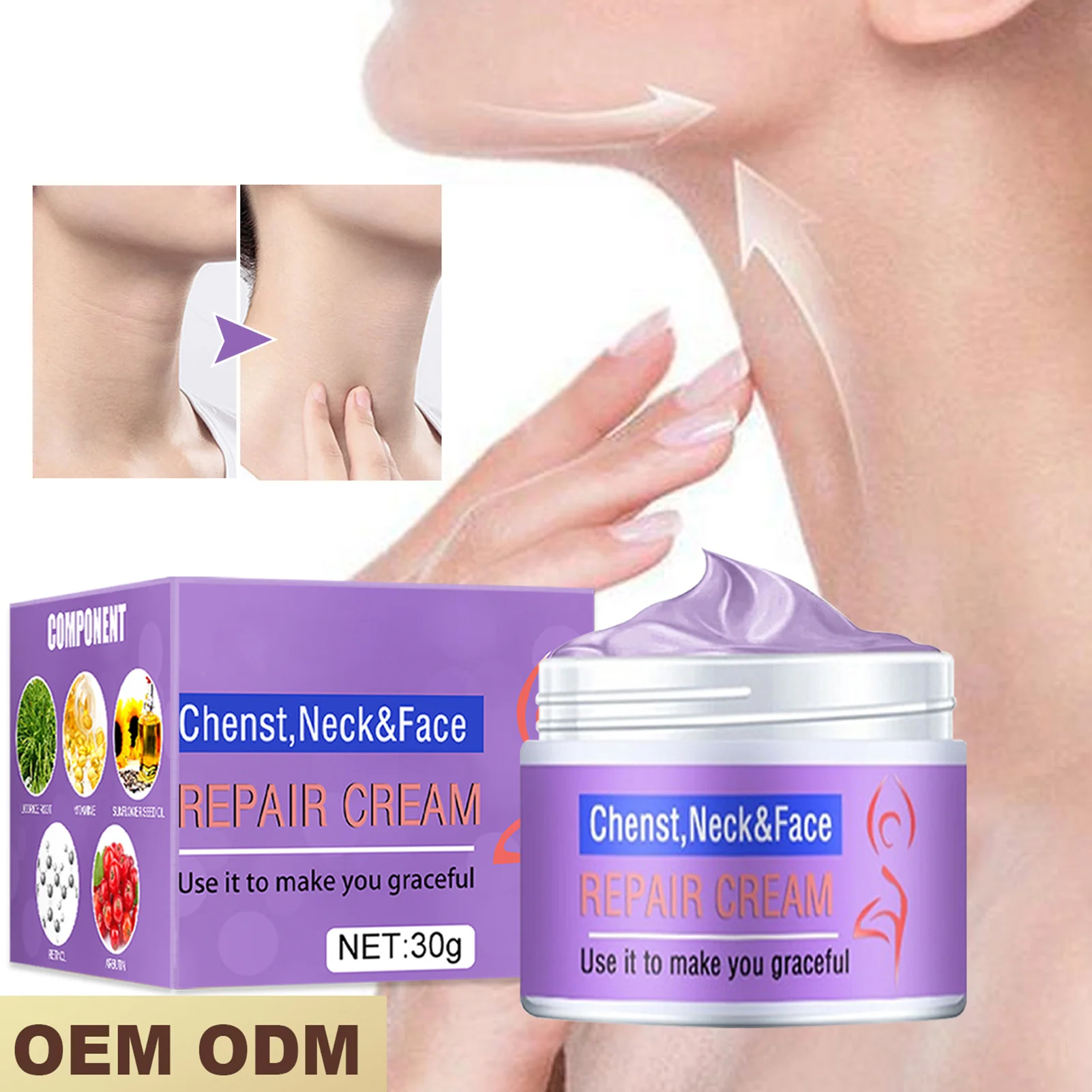 

Beauty Neck Cream Neck Firming Moisturizer Cream Firming Neck Whitening Remove Dark Circles Facial Cream Anti Aging Cream