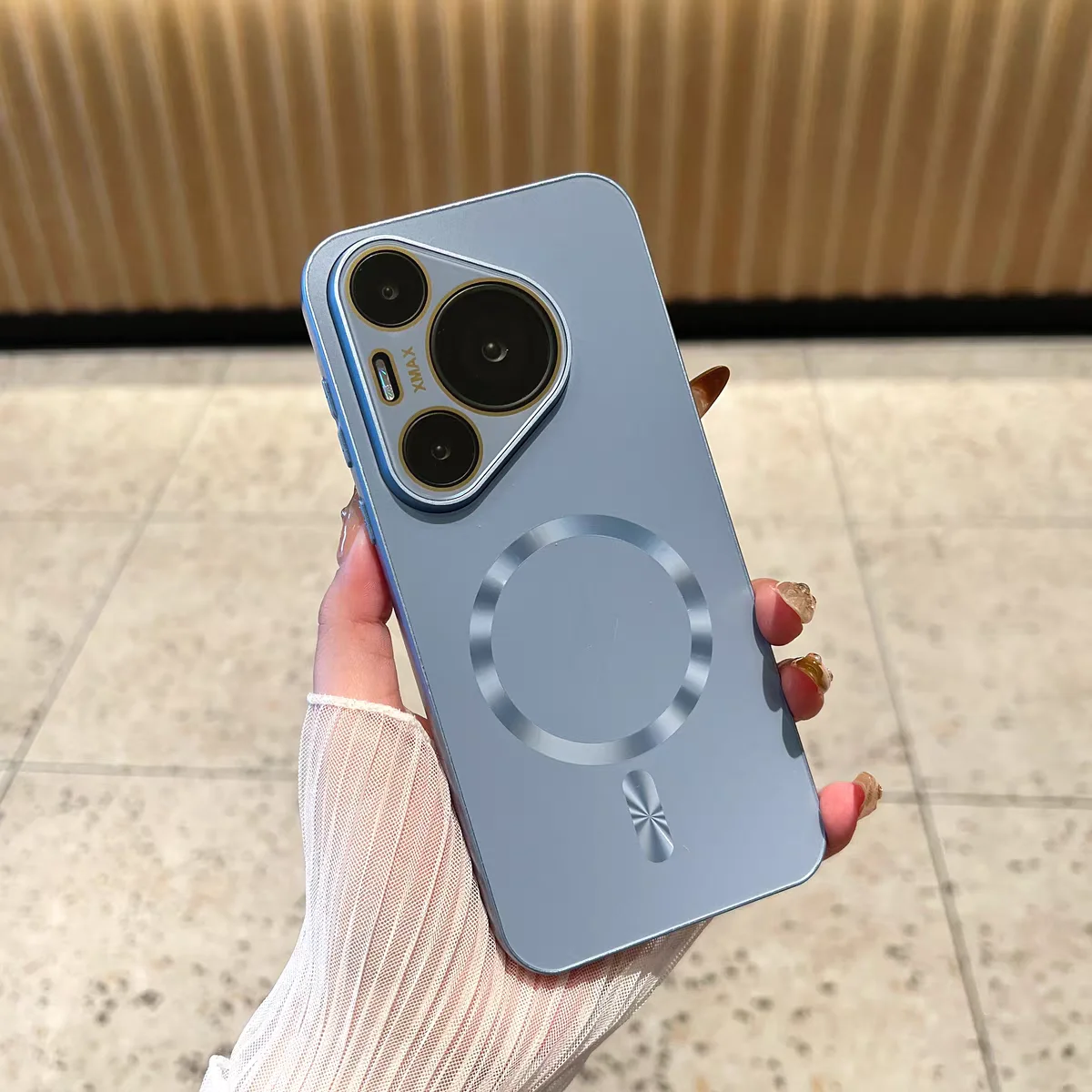 Ультратонкий матовый магнитный чехол AG для Magsafe Huawei Pura 70 Ultra P70 Mate 60 Pro защитное