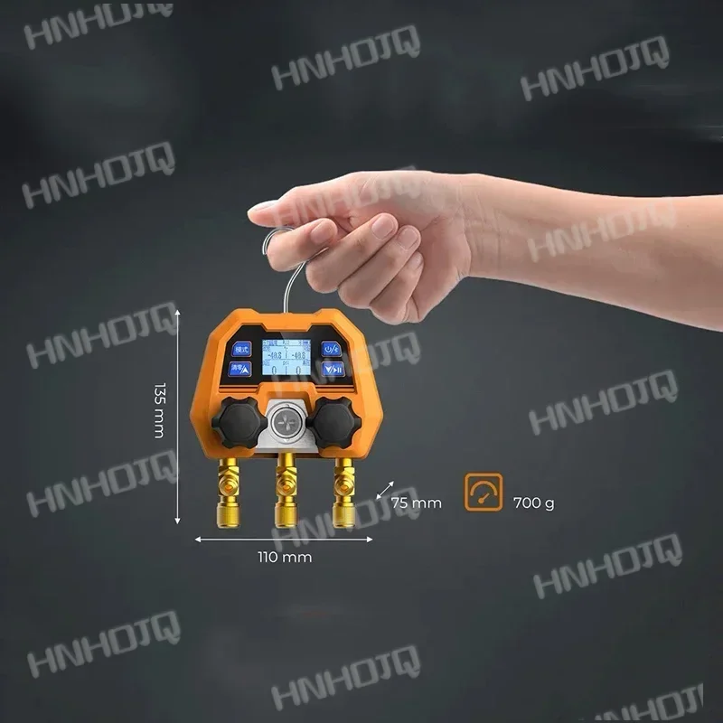 Английский интерфейс DMG-4B цифровой дисплей двойной метр клапан электронный