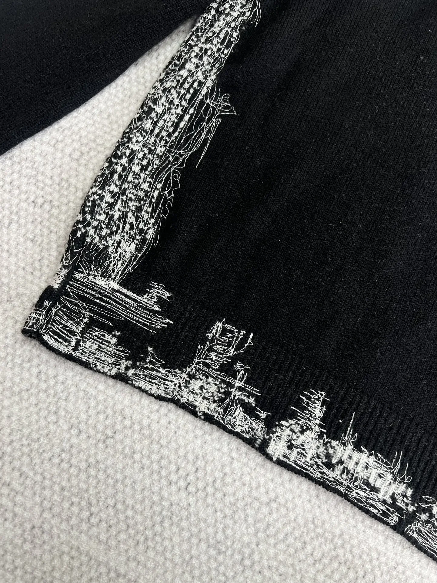 Свитер-свитшот женская одежда блузка женский топ осень 2024 кашемировый вязаный