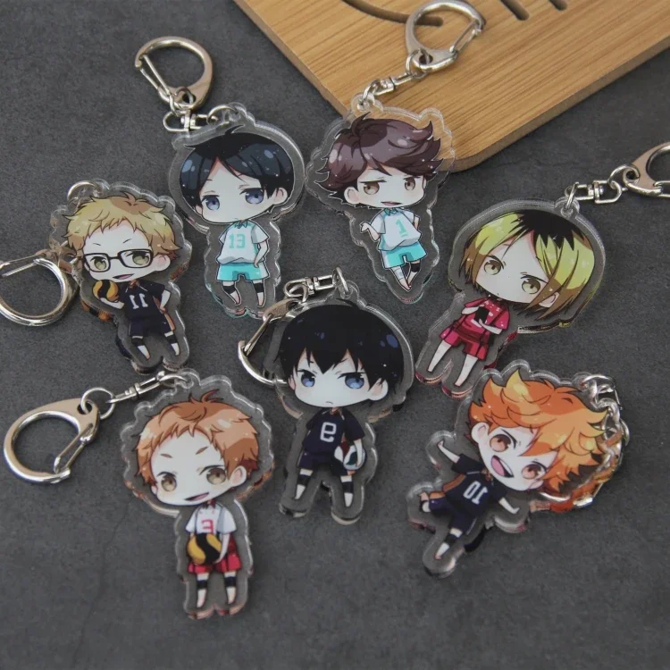 Игра Haikyuu! Брелок для косплея Kunimi Akira Yaku Morisuke аниме