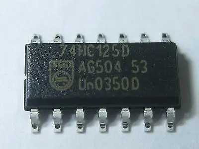 74HC125PW 74HC125D 74HCT125D TI Новая оригинальная изоляция драйвера