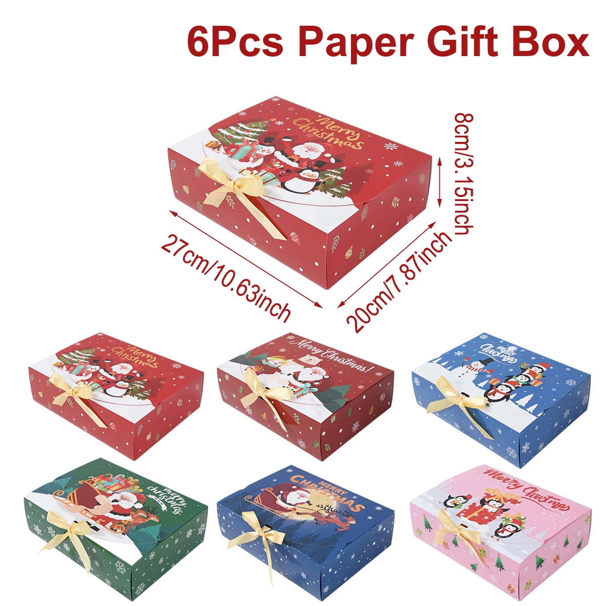 

Рождественская подарочная коробка QIFU