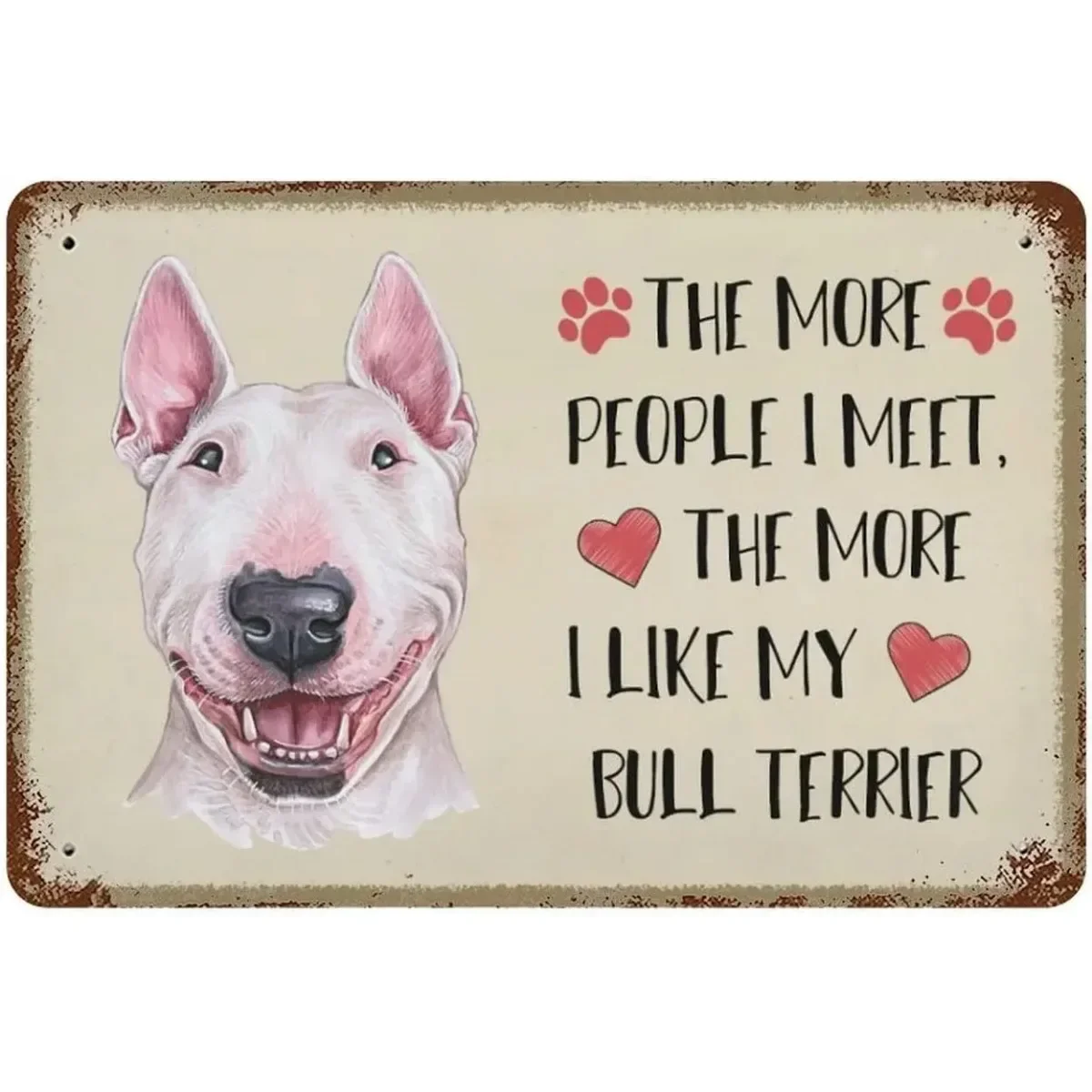 Классический стиль прямоугольная форма постер с бульдогом Boulevardier уникальный