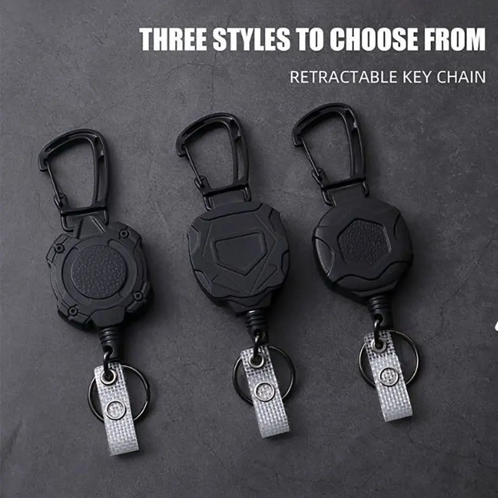 Новинка Тяжелая тянущаяся Катушка-Карабин Выдвижной эластичный тянущийся трос