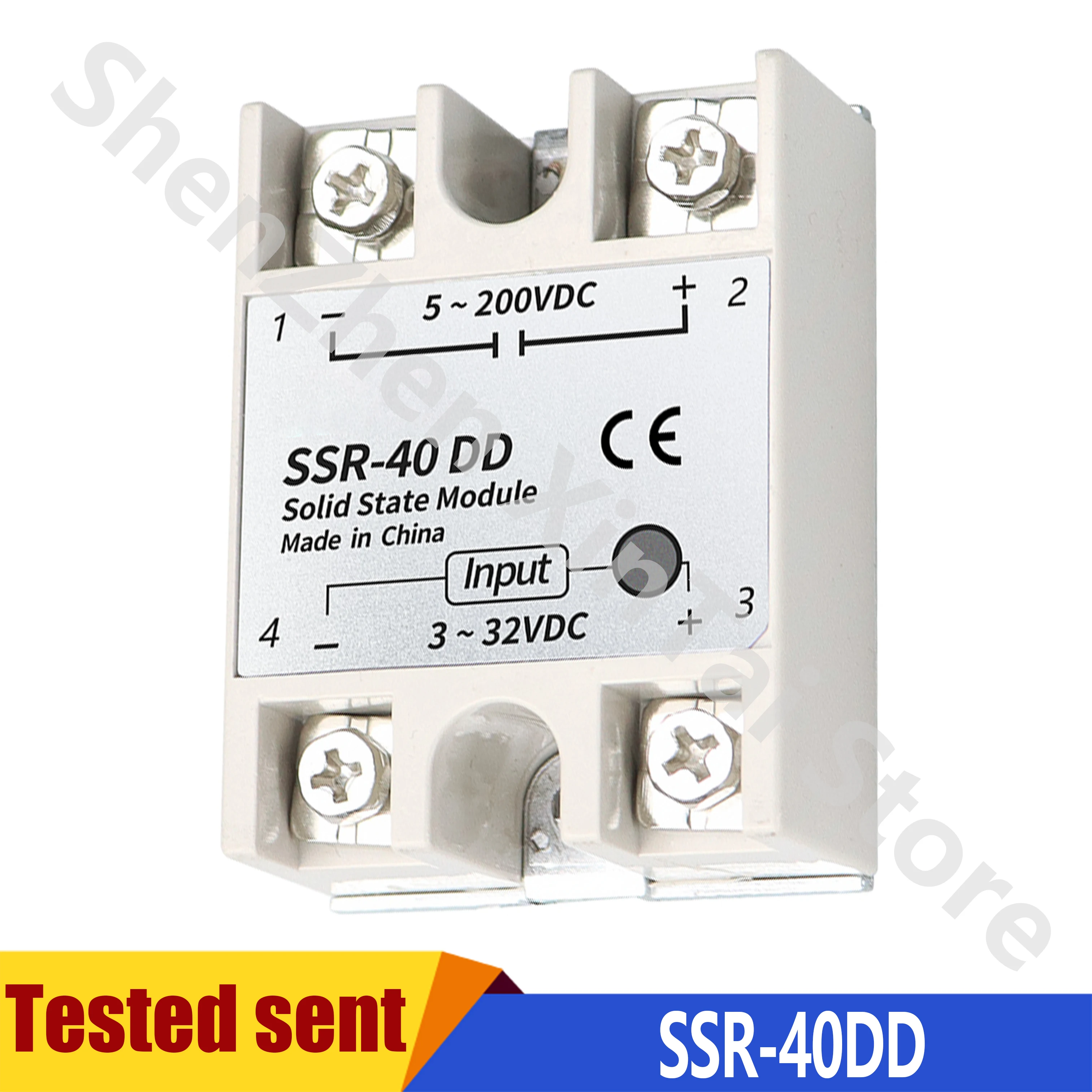 10 шт SSR-40DD Однофазное твердотельное реле 40A DC Control