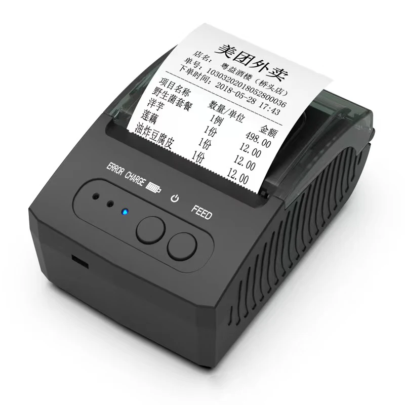 Bluetooth 2 0 USB портативный мини 58 мм Термопринтер для чеков совместимый с системой