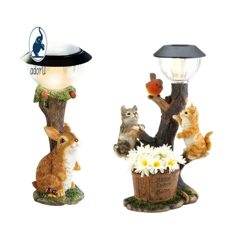 

Solar Powered Home Cat Climbing Unique Decoration Room Solar Lamp Decor Solar Lamp Dog Innovative Animal Light Eye-catching Cat