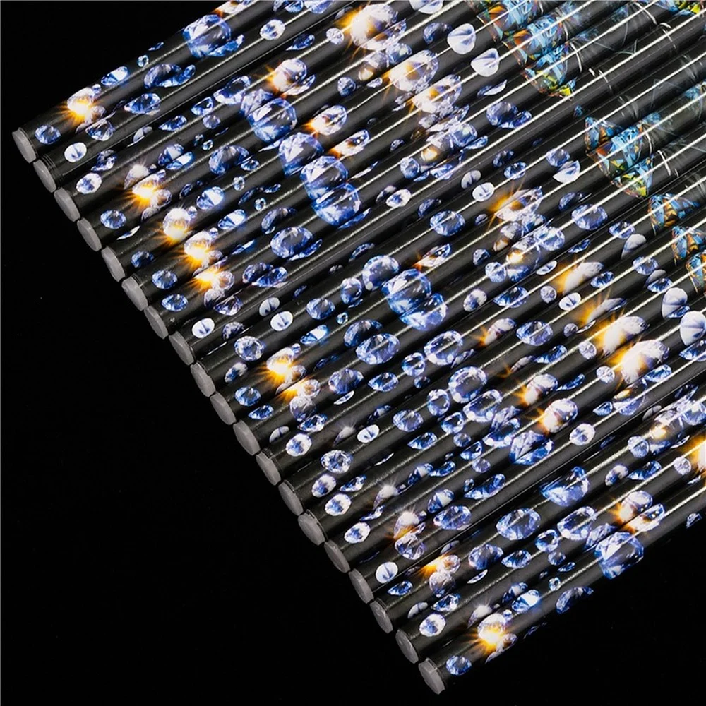 

1Pc Nail Rhinestone Picker Pencil Nail Dotting Wax Pen Crystal Acrylic Handle Self Adhesive Resin Picker Pencil Gem Pick Up Pen
