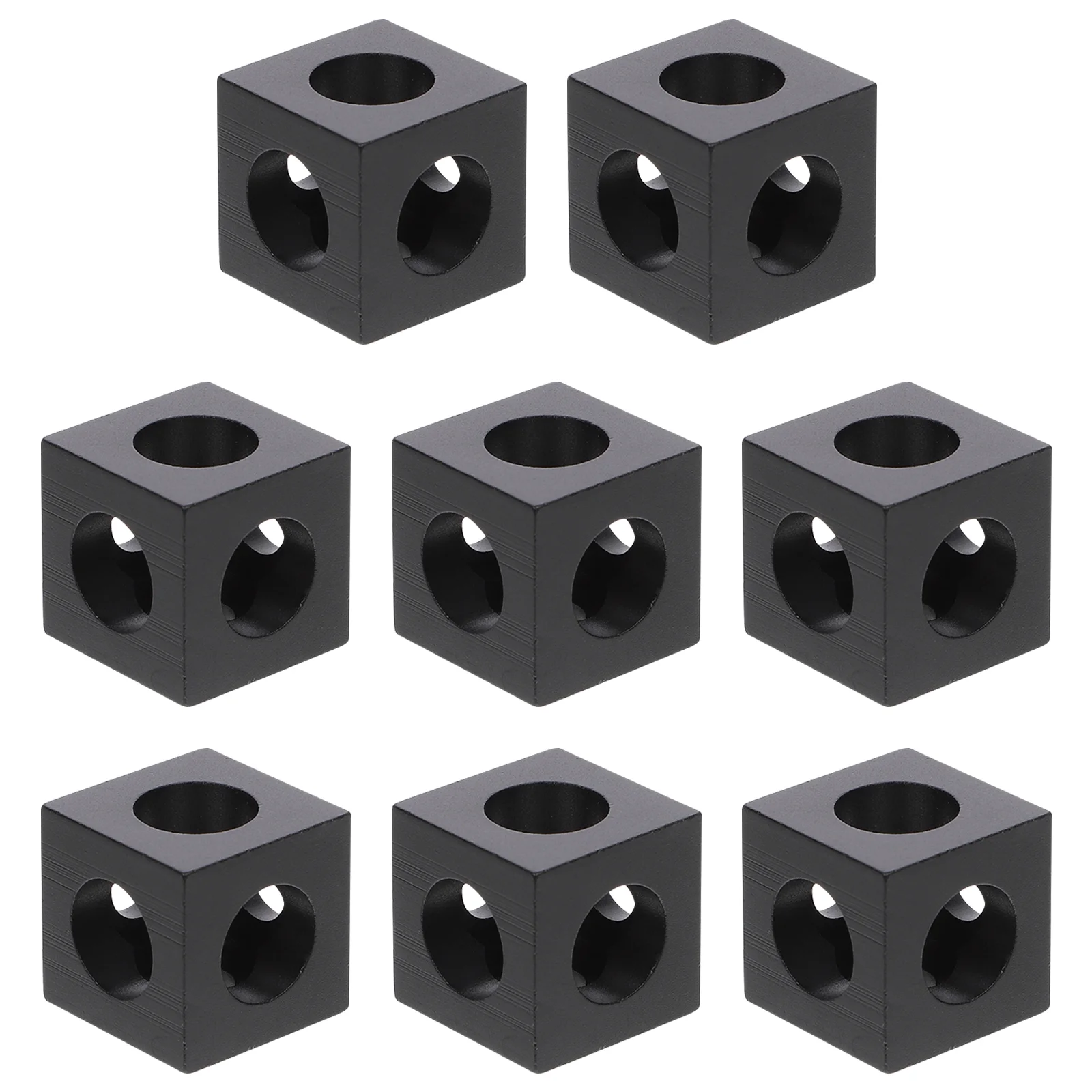 

Extrusion Aluminum Corner Brackets Bracket Profile Connectors Block Accessories Cube Cubes Joint Brace Connector Fasteners