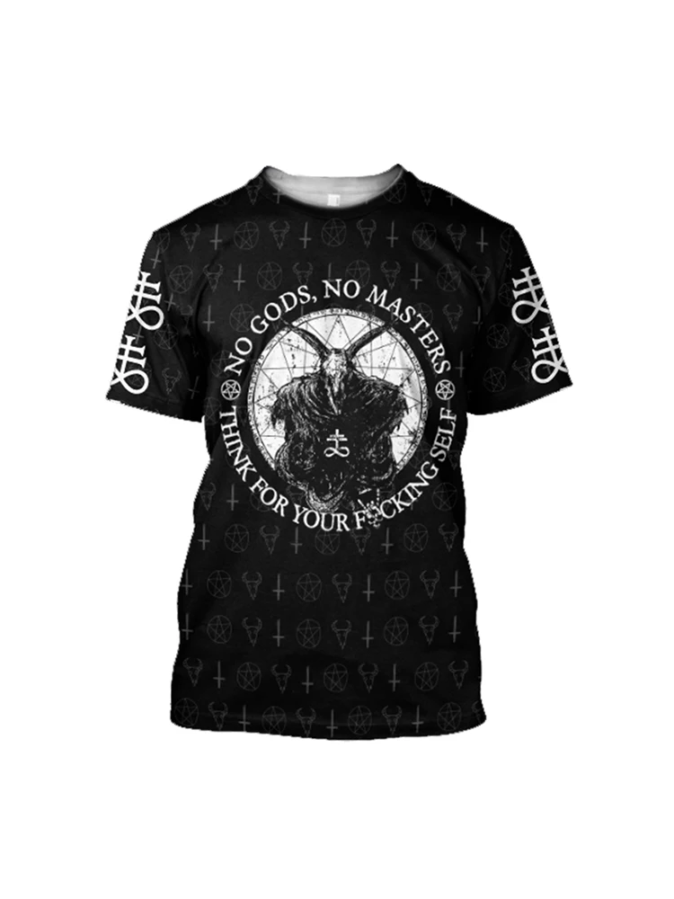 

2023 New Satan Claus Top 3D Print T-shirt Fashion Hot Selling Men's and Women's Short Sleeve Outdoor Sports Leisure T-shirt