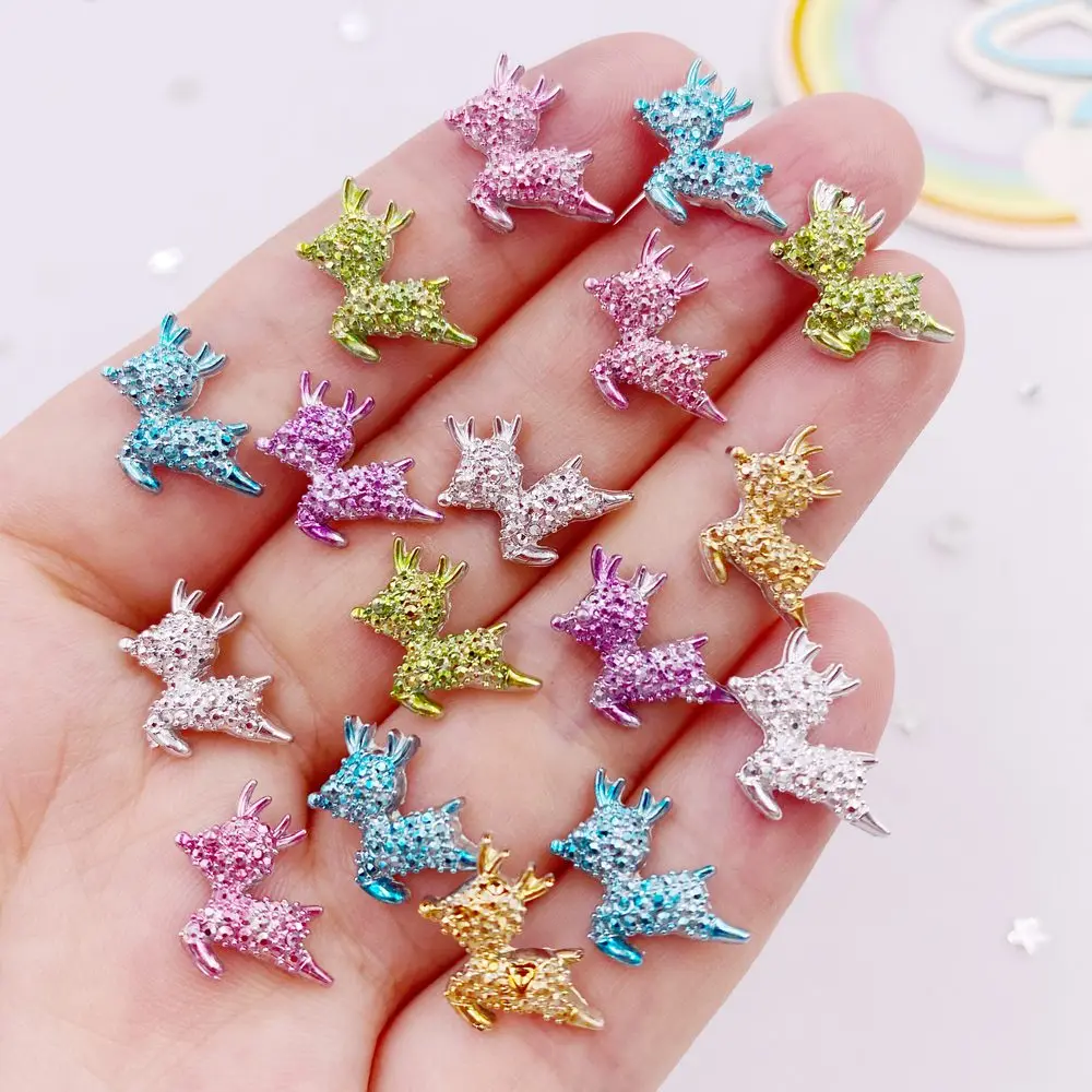 

50 шт. блестящие полимерные 3D Красочные фотообои драгоценные камни с плоской задней стороной фигурки для скрапбукинга Рождественская аппли...