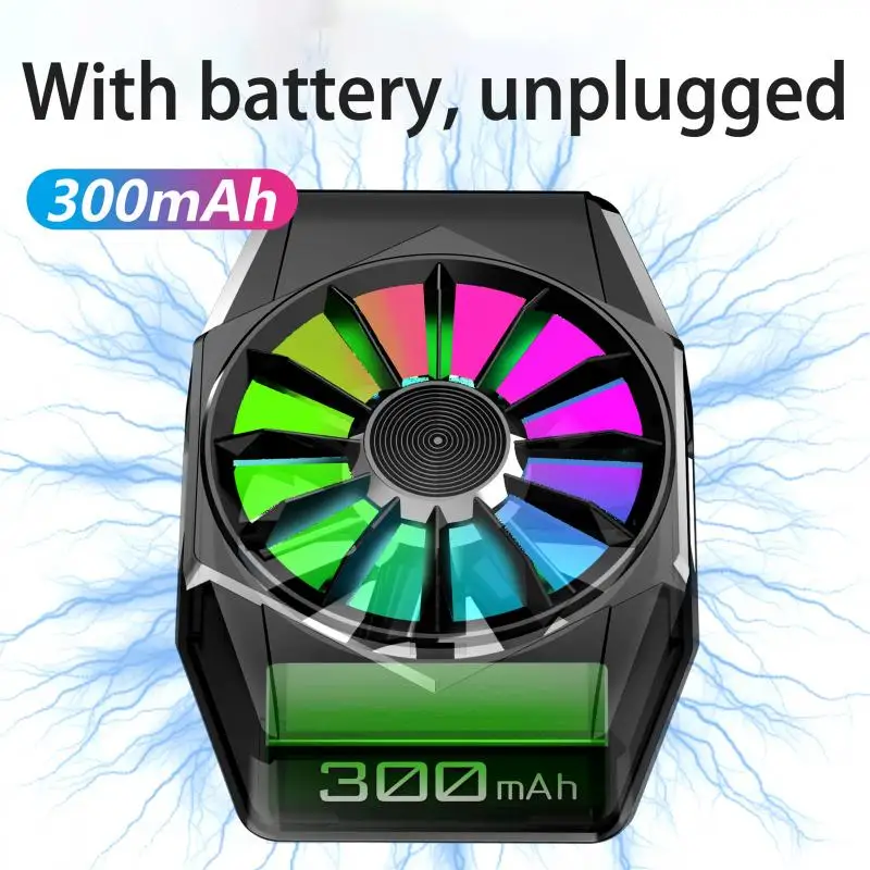

Magnetic Phone Radiator Universal Gaming Cooler System Cooling Fan for Xiaomi Iphone Huawei Samsung Mobile Phone Coolers