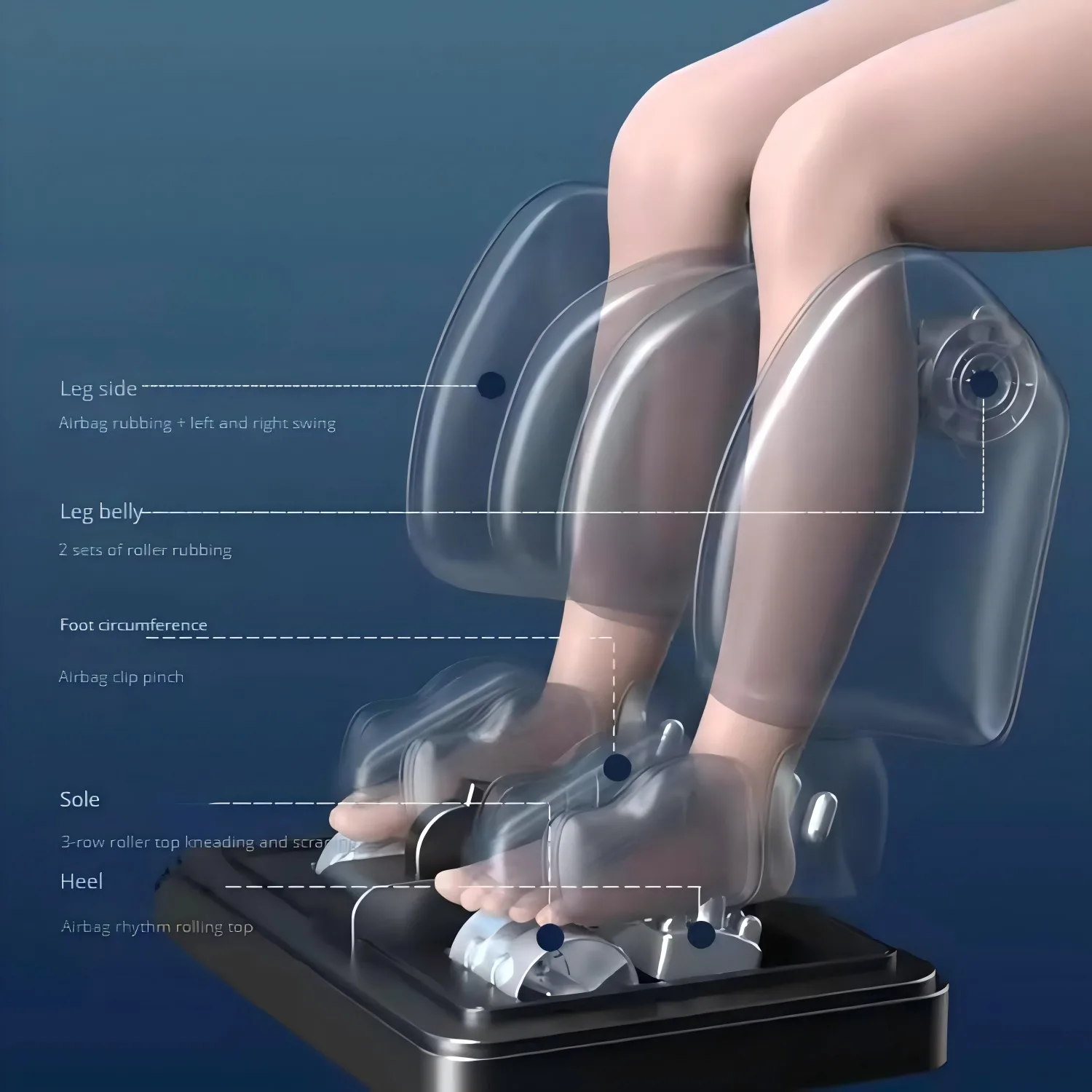 3-летняя гарантия массажное кресло новая модель роскошного полноразмерного