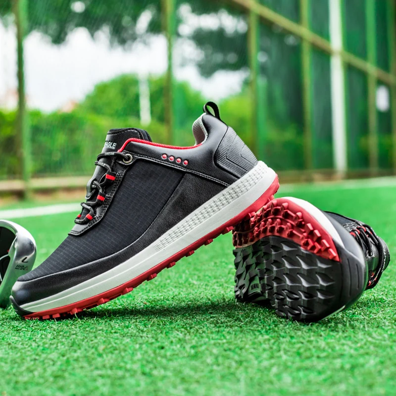 Men's High-quality Golf Shoes, Spikeless Golf Training Shoes, Professional Outdoor Fitness Shoes, Men's Golf Shoes Size 39-48