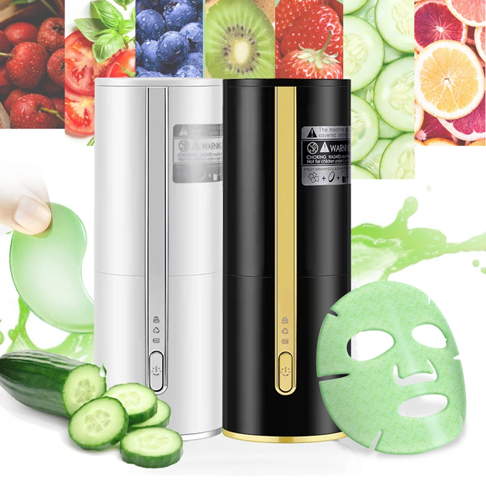 

Mini Automatic Face Mask Maker Machine Smart Self-made Natural Vegetable Collagen Fruit Mask Beauty Device Home Used Facial SPA