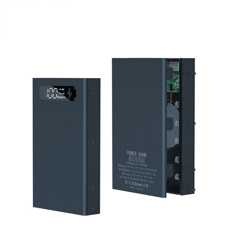 

18650 Battery Box, Support Fast Charging, DIY Power Bank Case 5 Slot, Fit for iPhone 11 Pro Max, for Samsung S9, S10, S20 Series