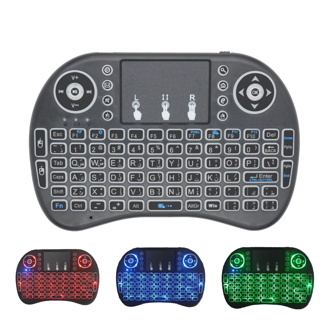 Беспроводная клавиатура i8 русская английская Арабская иврит Испанская версия 2 4