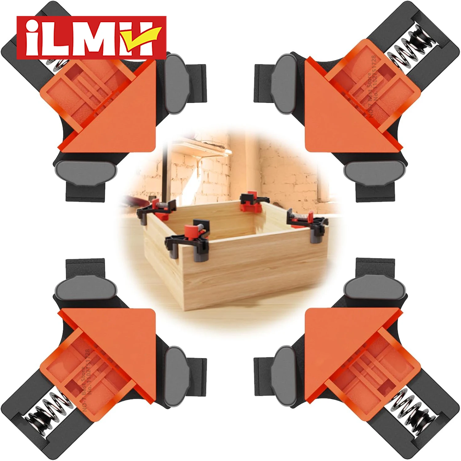 

Угловые зажимы 90 градусов для деревообработки 2-12 шт