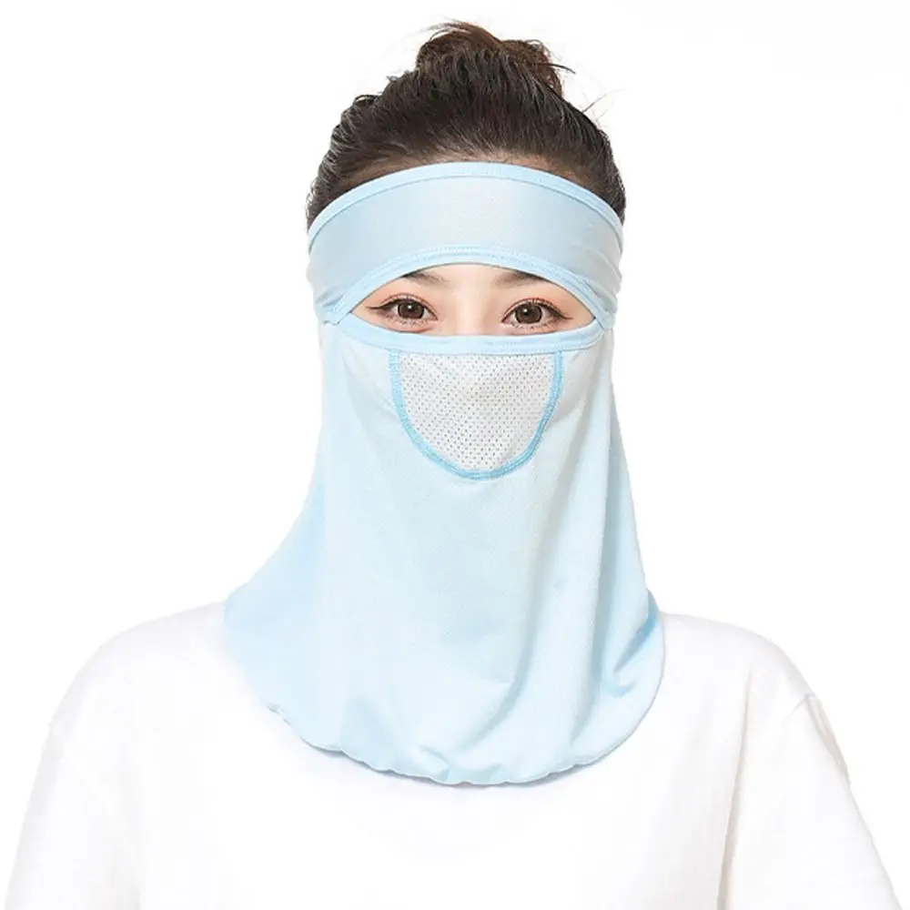 Солнцезащитная вуаль с защитой от ультрафиолета шарфы для лица летняя