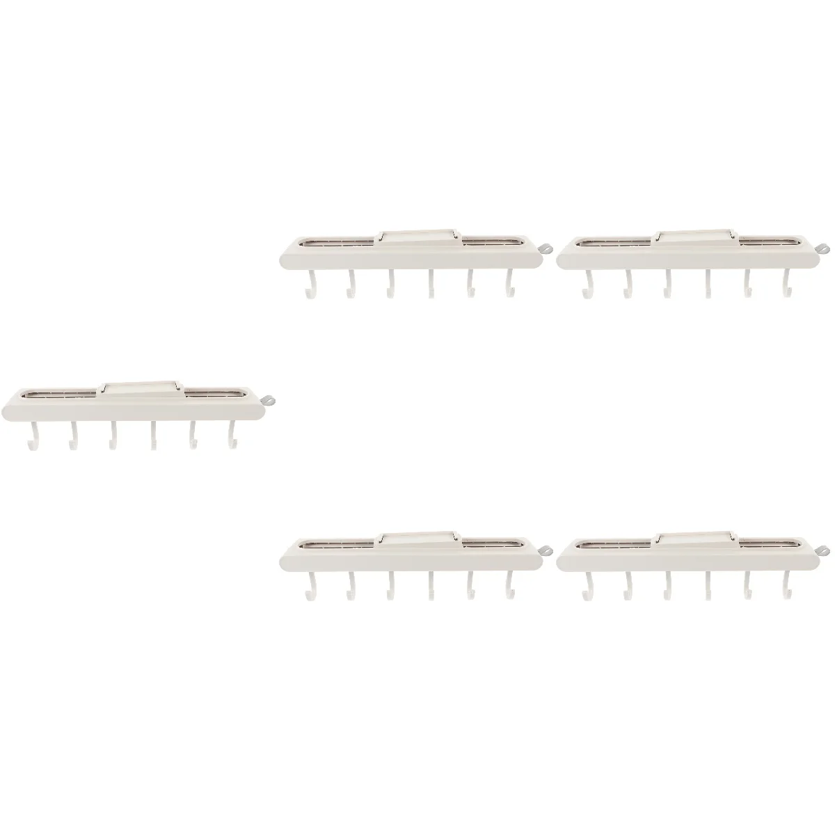 

5x Hanging Rack For Cabinet Utensil Hanger For Kitchenware Cupboard Holder for Hanging Rack Cabinet Cabinet Hanger