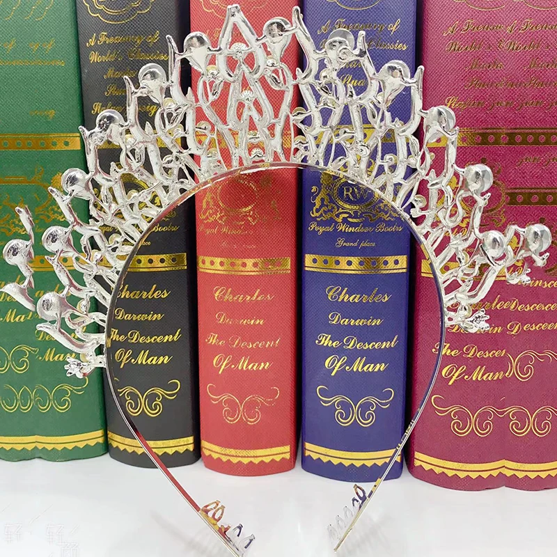 Crystal Crown Hair Accessories Tiara Women Birthday Party Rhinestone Bridal Jewelry