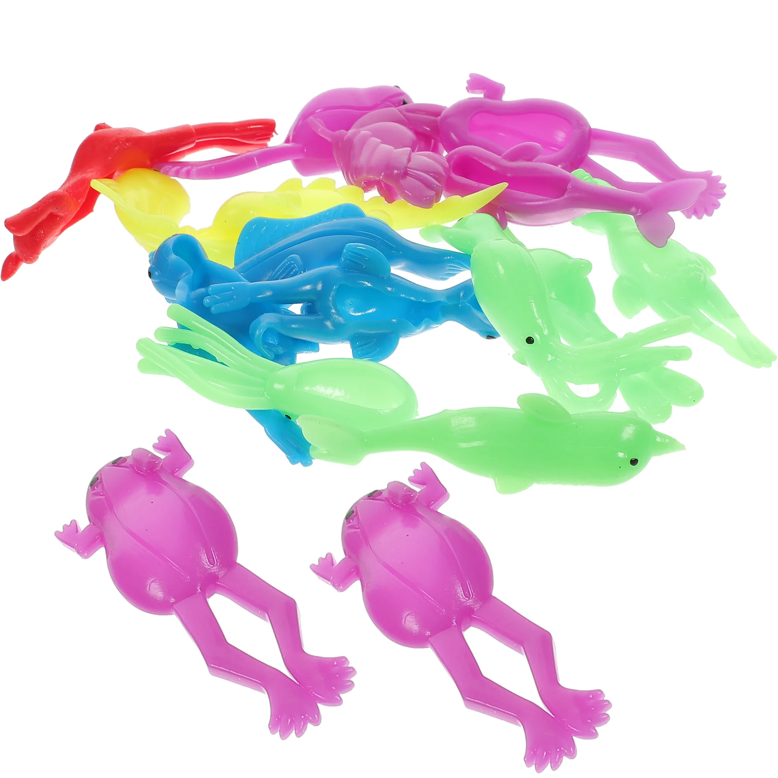 

15 Pcs Flick Finger Toys Toys Kids Boys Flexible Slingshots Toys Frog Toys Finger Catapult Animal Gift Children Slingshots Toys