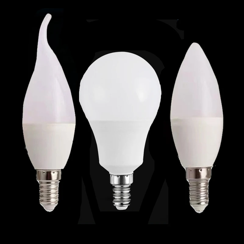 

Светодиодная свеча E14 5 Вт 7 Вт 9 Вт AC220 в энергосберегающая прожекторная лампа теплого/холодного белого света