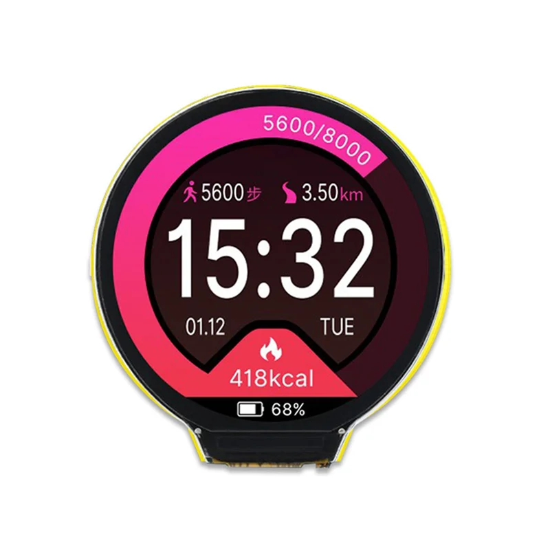 Макетная плата ESP32-C3 1 28-дюймовый круглый ЖК-экран с модулем Wi-Fi Bluetooth без сенсорной