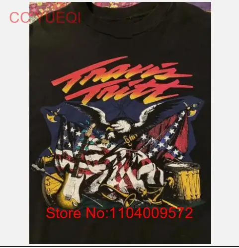 Винтажная хлопковая футболка унисекс с тревисом триттом 90-х годов