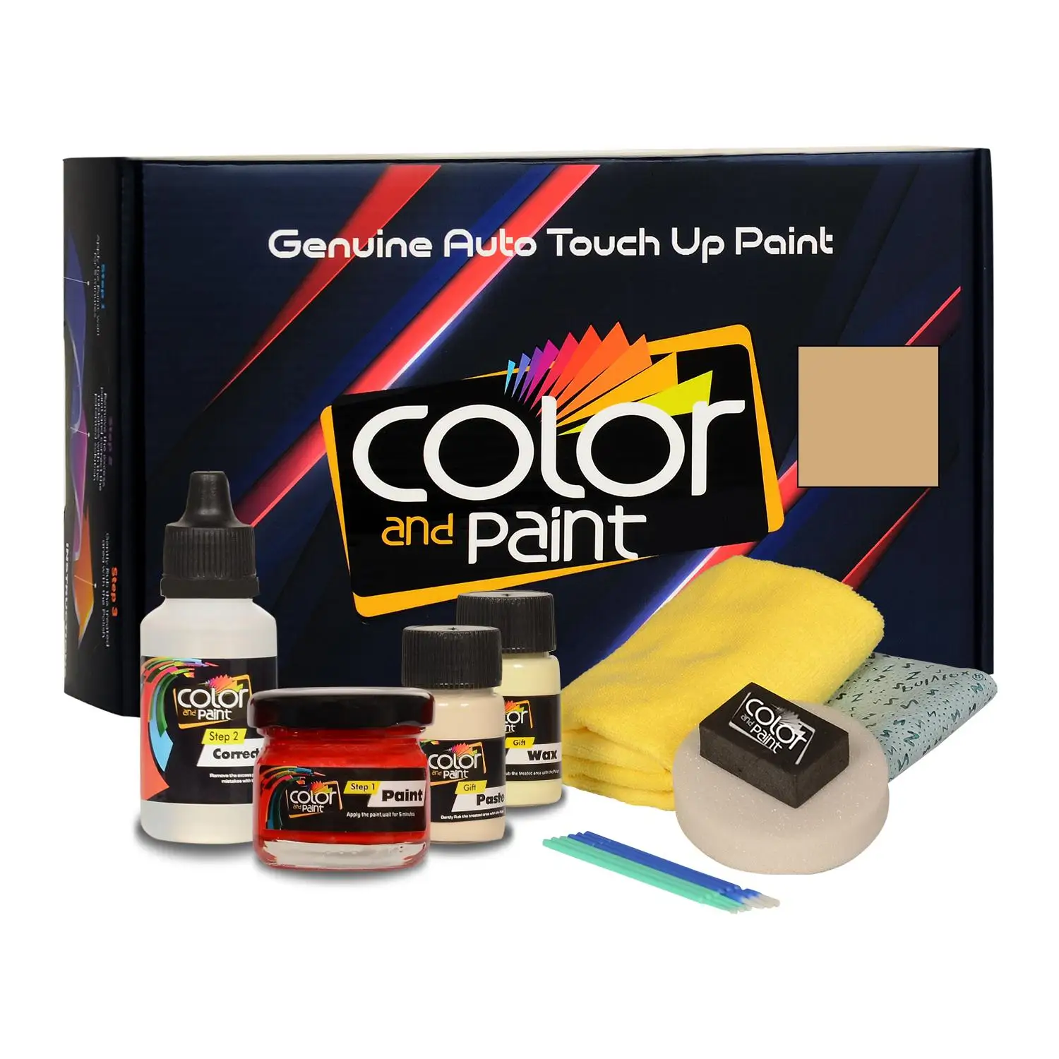 

Color and Paint compatible with Rolls Royce Automotive Touch Up Paint - AURUM MET - S01 - Basic Care